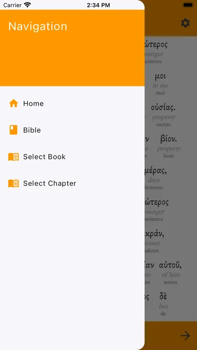Capturas de pantalla de Interlinear Bible