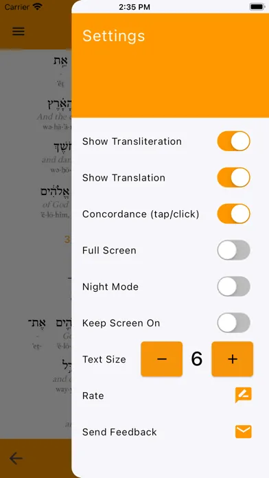 Capturas de pantalla de Interlinear Bible