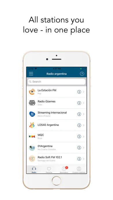 Radio de Argentina en vivo Screenshots