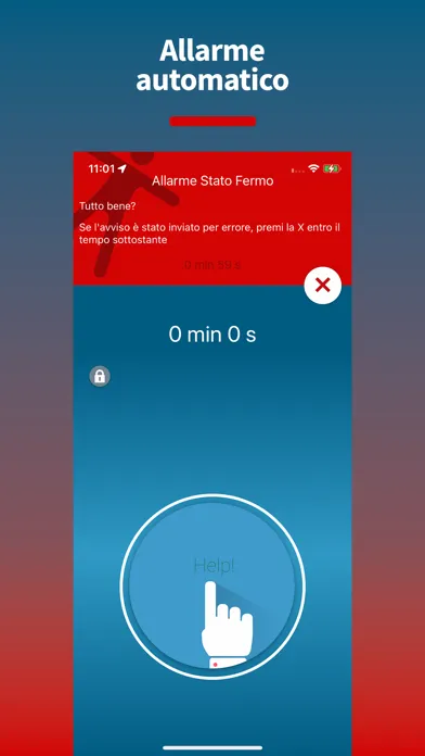 Tangkapan layar aGesic - GPS Man-Down Alarm