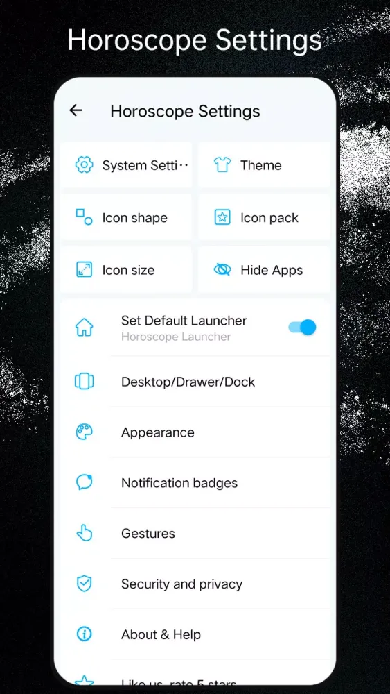 Capturas de pantalla de Horoscope Launcher