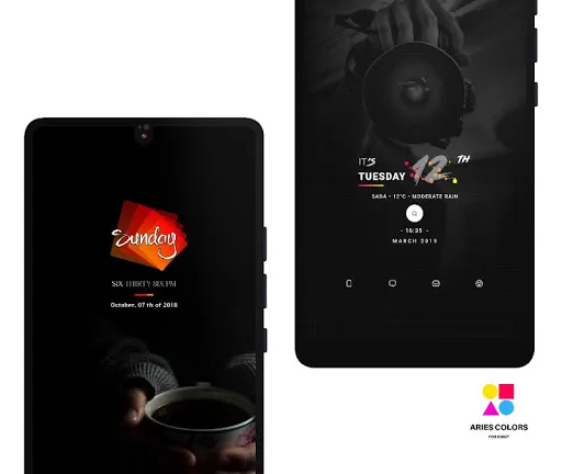 Ảnh chụp màn hình của ARIES COLORS KWGT