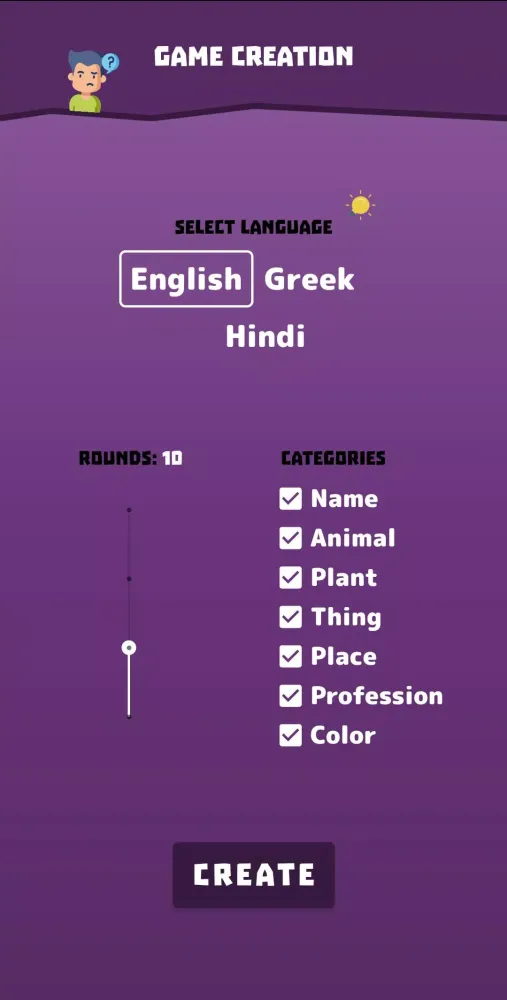 Name Place Animal Thing Screenshots