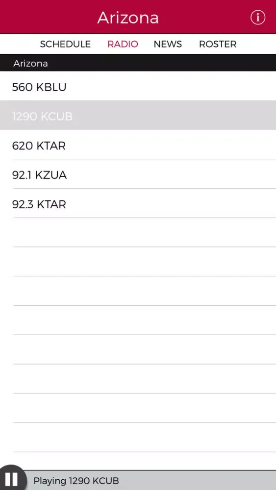 Screenshot di Arizona Football Radio & Live Scores