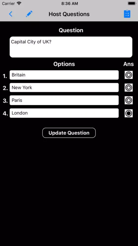 V Quiz应用截图