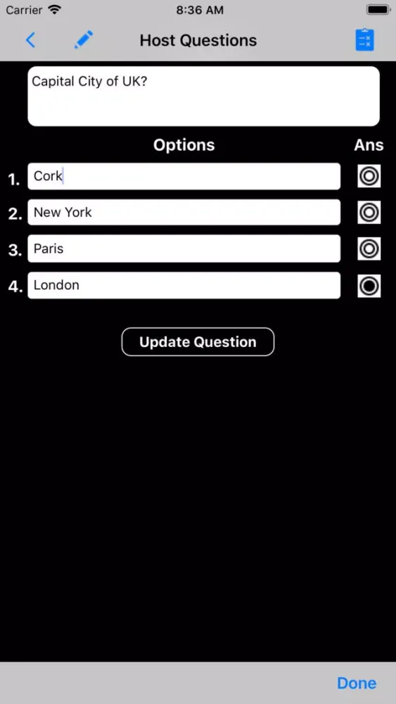 V Quiz应用截图