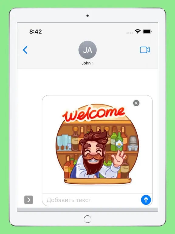 Bartender Stickers iPad  স্ক্রিনশট