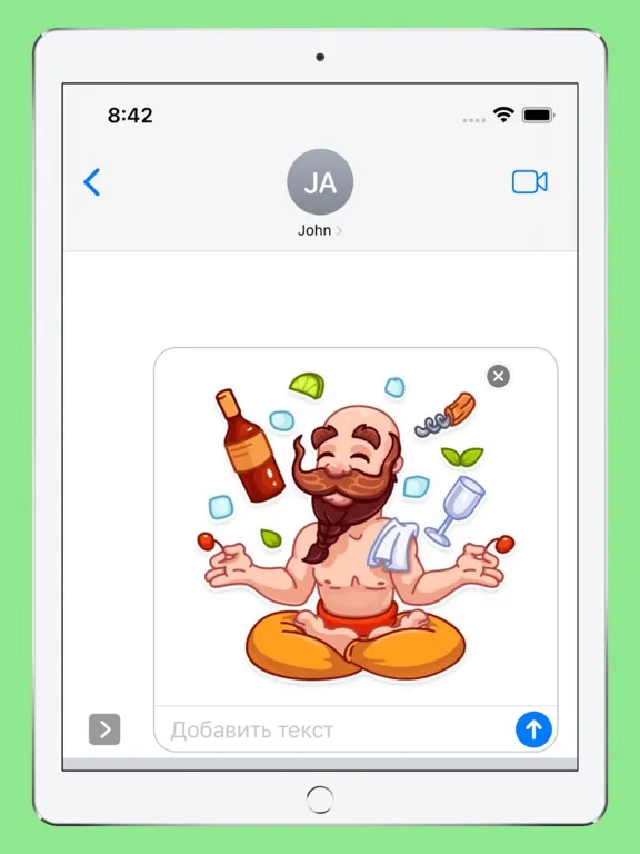 Bartender Stickers iPad  স্ক্রিনশট
