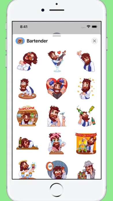 Bartender Stickers স্ক্রিনশট