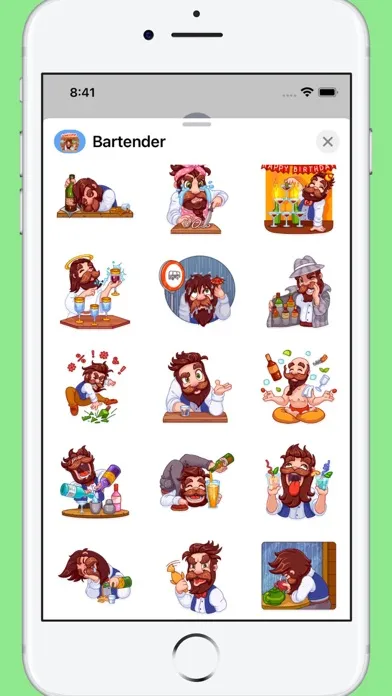 Bartender Stickers স্ক্রিনশট