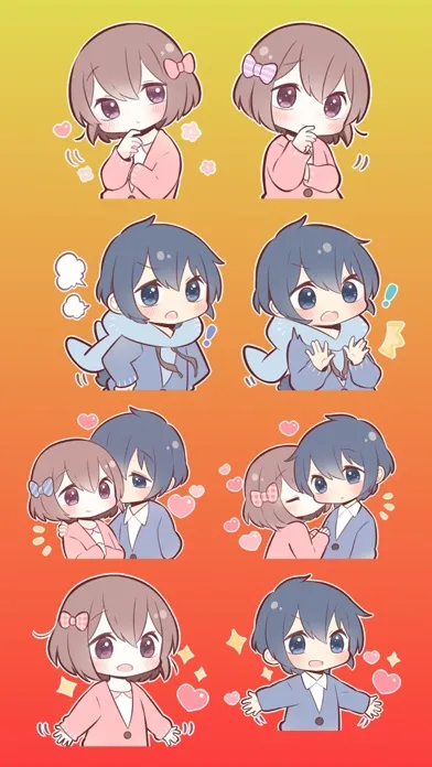 صور Couple in love Stickers part 1