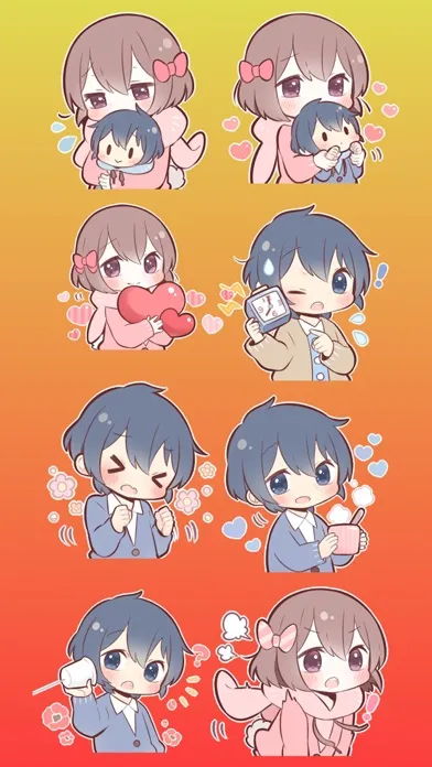 صور Couple in love Stickers part 1