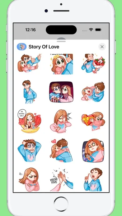 Story Of Love Stickers应用截图