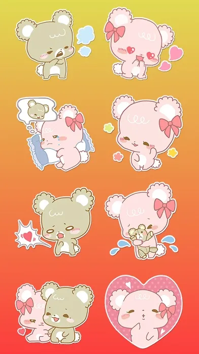 Capturas de pantalla de Sweet sugar cubs Stickers