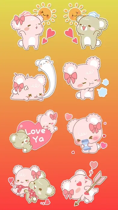 Capturas de pantalla de Sweet sugar cubs Stickers