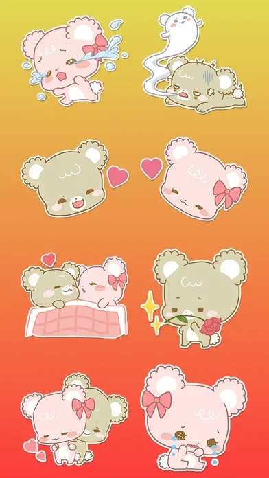 Capturas de pantalla de Sweet sugar cubs Stickers