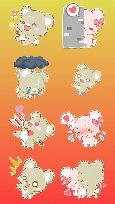 Capturas de pantalla de Sweet sugar cubs Stickers