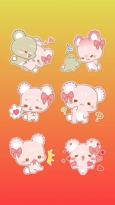 Capturas de pantalla de Sweet sugar cubs Stickers