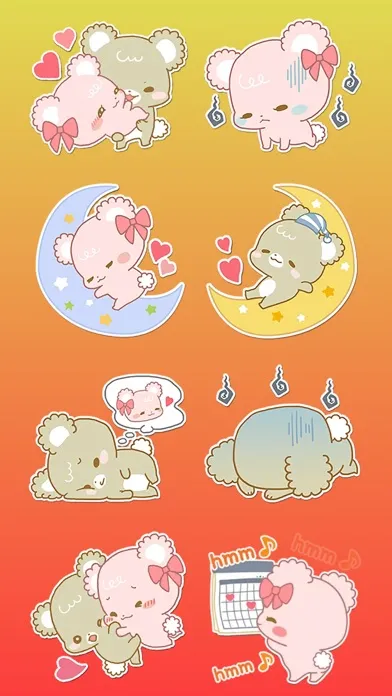 Capturas de pantalla de Sweet sugar cubs Stickers