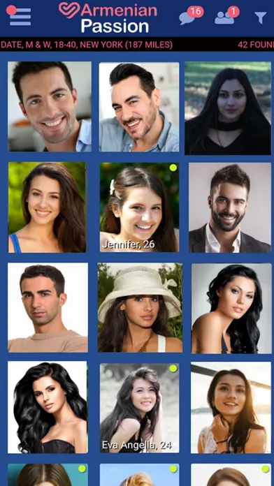 Tangkapan skrin Armenian Passion - Dating Site