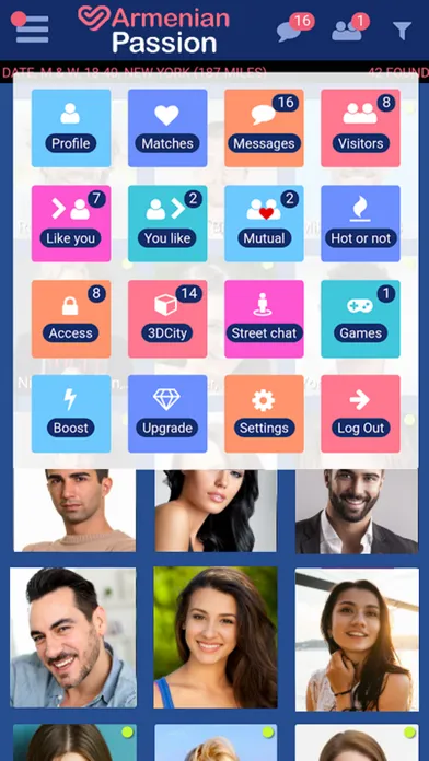 Tangkapan skrin Armenian Passion - Dating Site