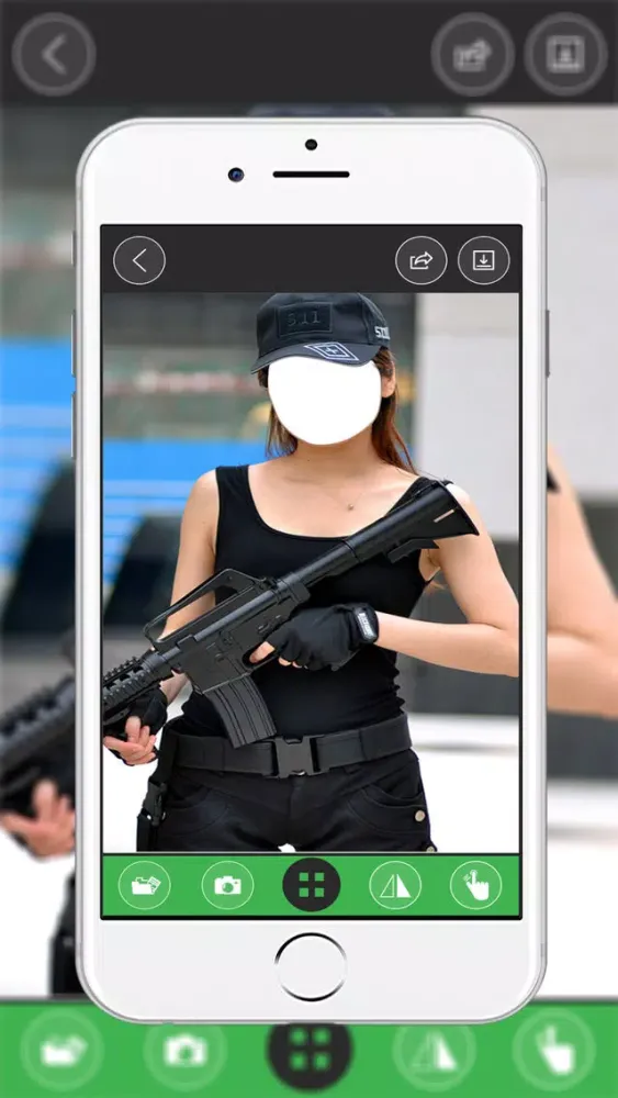 Скриншоты Army Photo Suit- New Photo Montage With Own Photo Or Camera