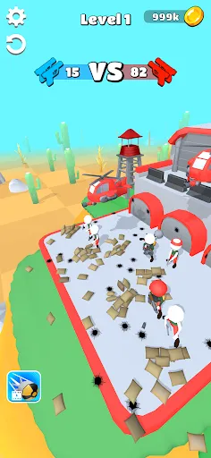 Capturas de pantalla de Stickman War 3D: Shoot N Merge