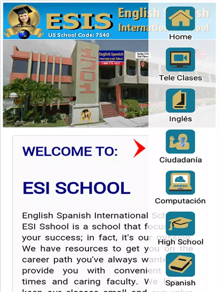 Zrzuty ekranu ESI School iPad 