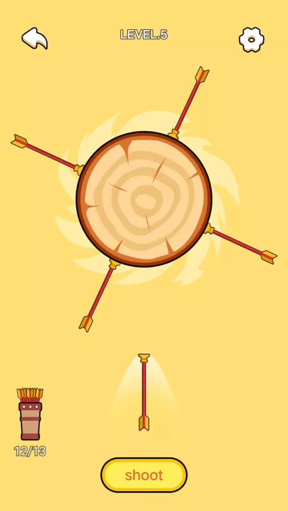 Tangkapan layar Wood Shooter