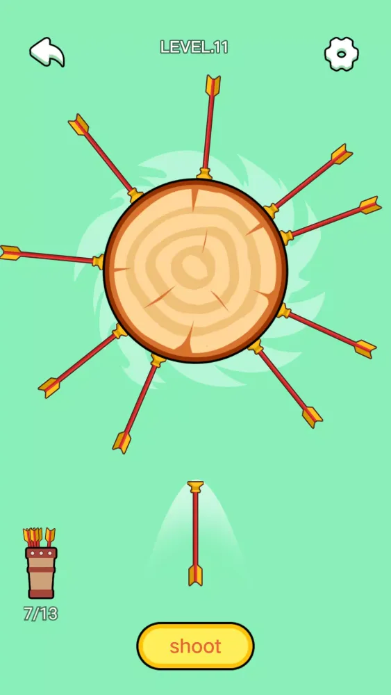 Tangkapan layar Wood Shooter