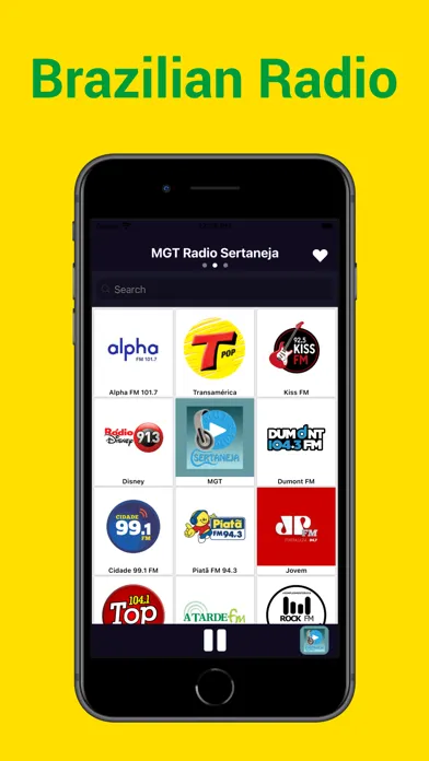 Brasileiras Radio Live FM Ekran Görüntüleri