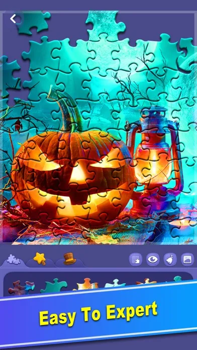 Capturas de tela do ColorPlanet® Jigsaw Puzzle
