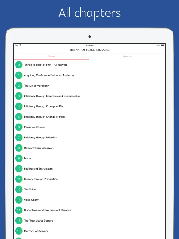 The Art of Public Speaking Pro iPad 应用截图
