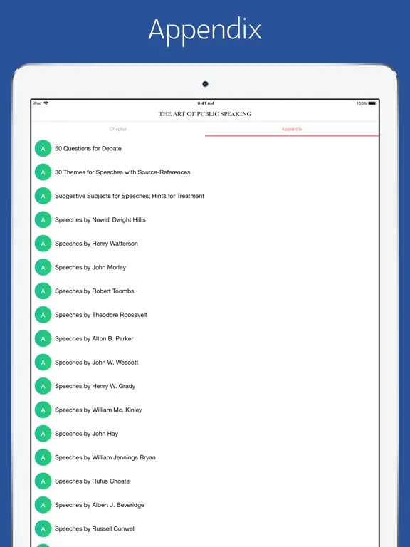 The Art of Public Speaking Pro iPad 应用截图