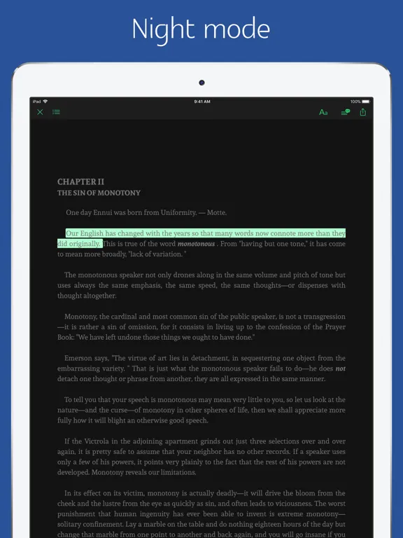 The Art of Public Speaking Pro iPad 应用截图