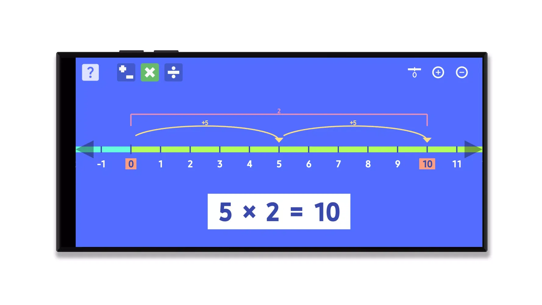 Zrzuty ekranu Number Line