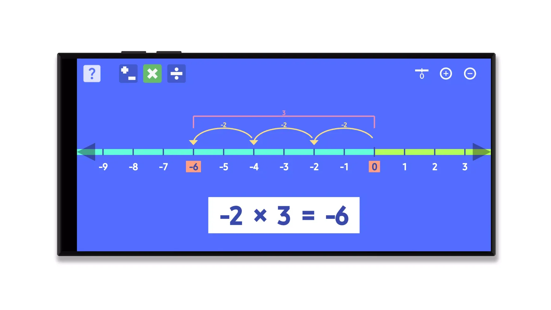 Zrzuty ekranu Number Line