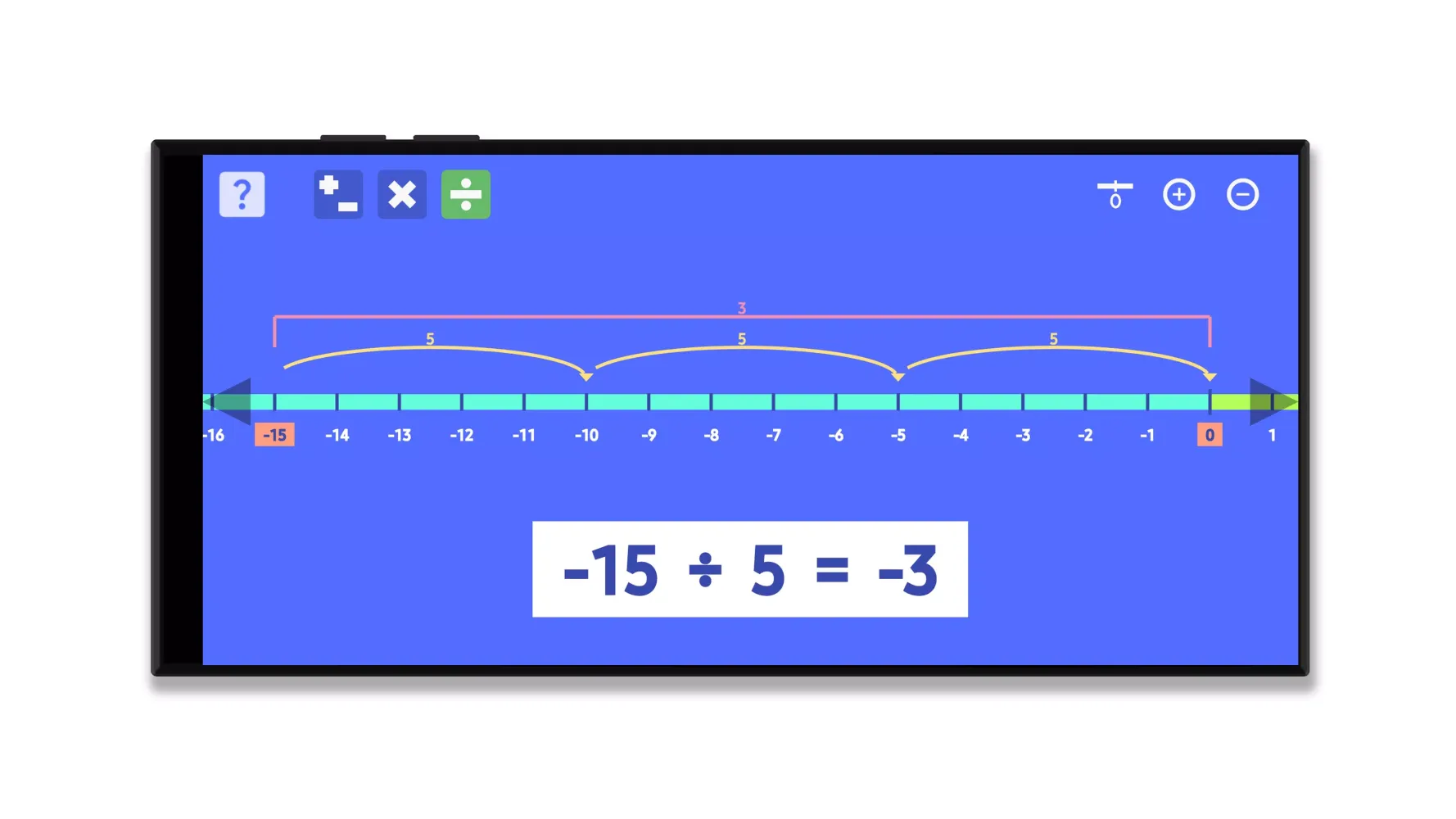 Zrzuty ekranu Number Line
