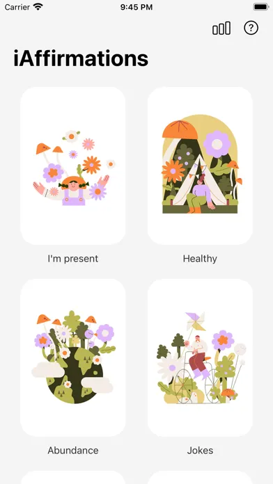 Скриншоты iAffirmations