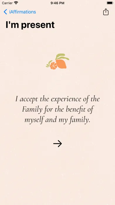 Скриншоты iAffirmations