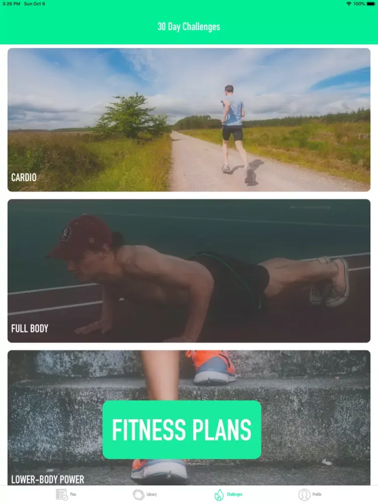 Fitty Workouts iPad  スクリーンショット