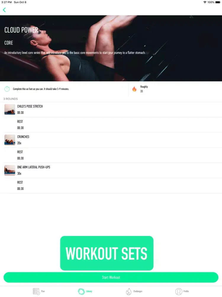 Fitty Workouts iPad  スクリーンショット