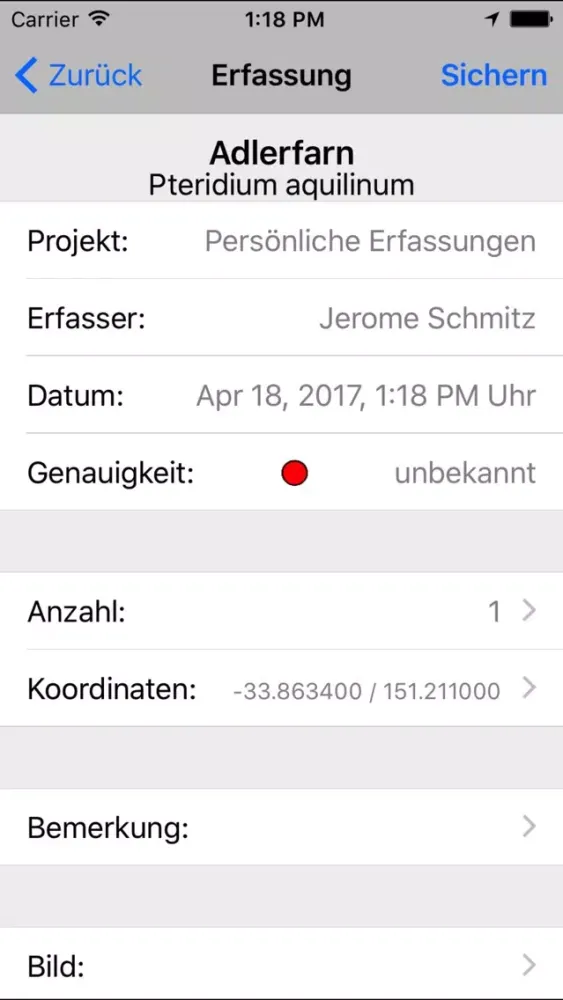 ArtenFinder Screenshots