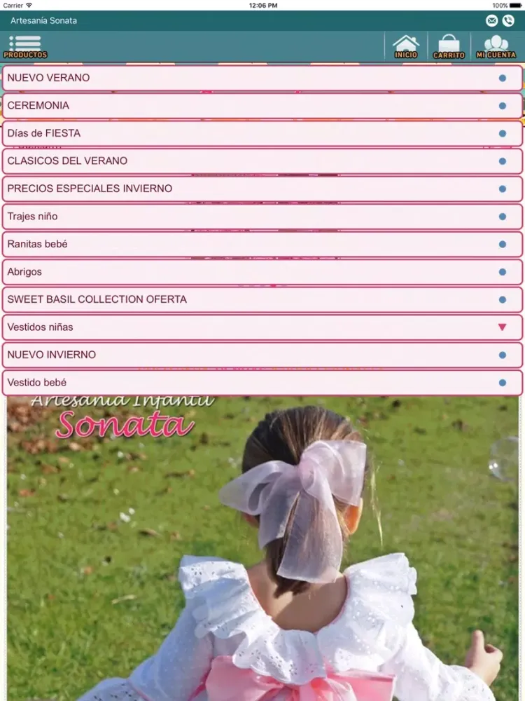 Artesanía Sonata iPad 应用截图