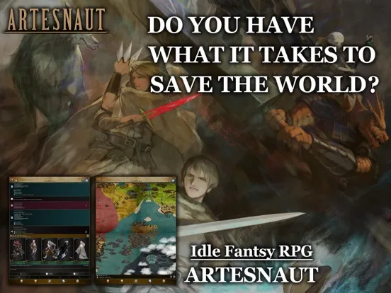 صور Artesnaut: Fantasy Idle game iPad 