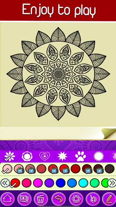 Ảnh chụp màn hình của Mandala Art: Color Book
