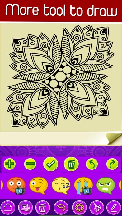 Ảnh chụp màn hình của Mandala Art: Color Book