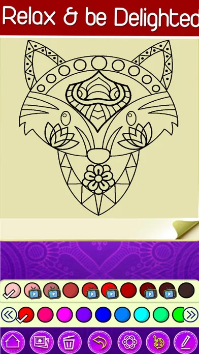 Ảnh chụp màn hình của Mandala Art: Color Book