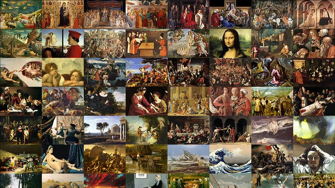 ภาพหน้าจอของ Gallery of Art History's Greatest Masterpieces