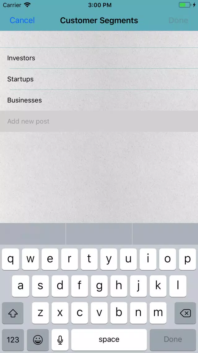 Business Canvas Remote Screenshots